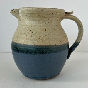 Handcrafted stonewear pitcher